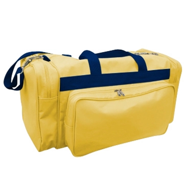 Order Custom Logo Poly Vacation Carryon Duffel Bags-Many Color Options-22x10.5x10.5. Union... from ASI 73775 Unionwear