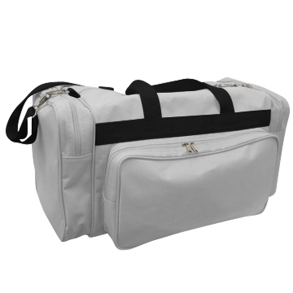 Order Custom Logo Poly Vacation Carryon Duffel Bags-Many Color Options-22x10.5x10.5. Union... from ASI 73775 Unionwear