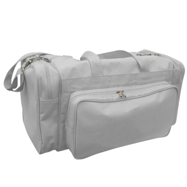 Order Custom Logo Poly Vacation Carryon Duffel Bags-Many Color Options-22x10.5x10.5. Union... from ASI 73775 Unionwear
