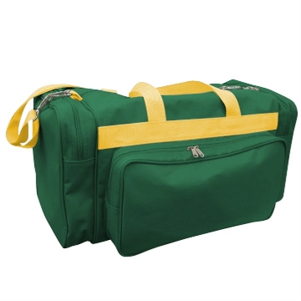Order Custom Logo Poly Vacation Carryon Duffel Bags-Many Color Options-22x10.5x10.5. Union... from ASI 73775 Unionwear