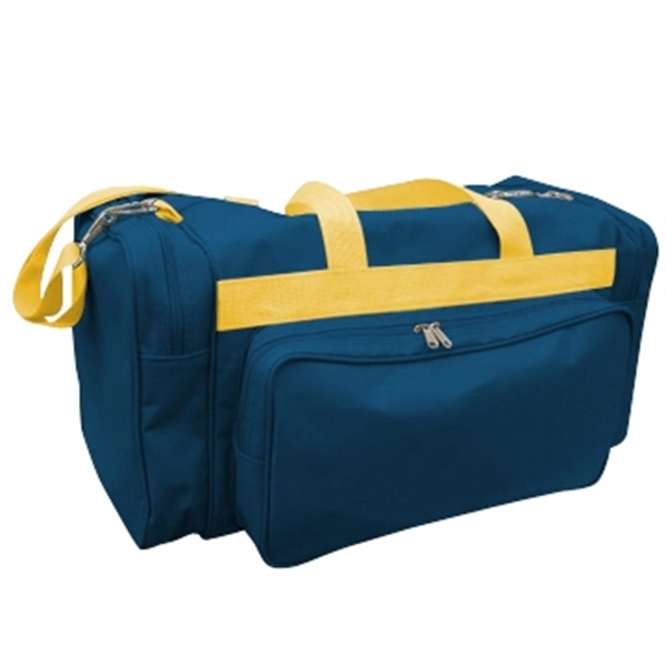 Order Custom Logo Poly Vacation Carryon Duffel Bags-Many Color Options-22x10.5x10.5. Union... from ASI 73775 Unionwear