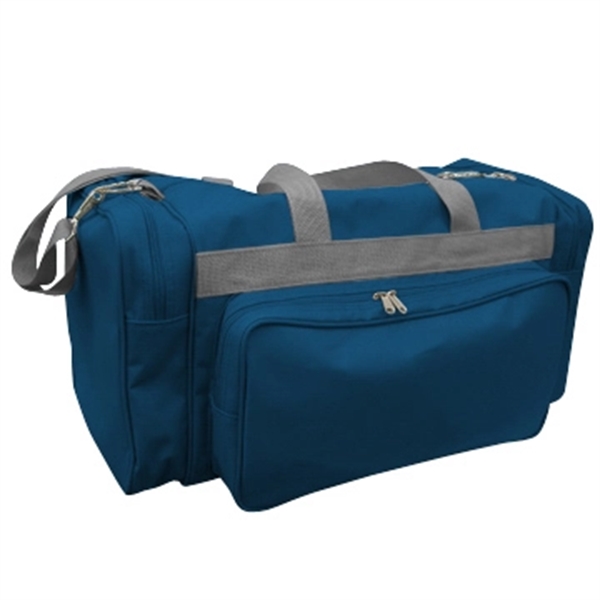 Order Custom Logo Poly Vacation Carryon Duffel Bags-Many Color Options-22x10.5x10.5. Union... from ASI 73775 Unionwear