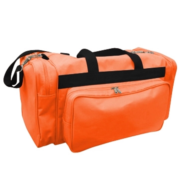 Order Custom Logo Poly Vacation Carryon Duffel Bags-Many Color Options-22x10.5x10.5. Union... from ASI 73775 Unionwear