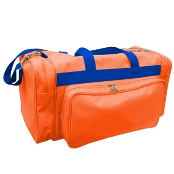 Order Custom Logo Poly Vacation Carryon Duffel Bags-Many Color Options-22x10.5x10.5. Union... from ASI 73775 Unionwear
