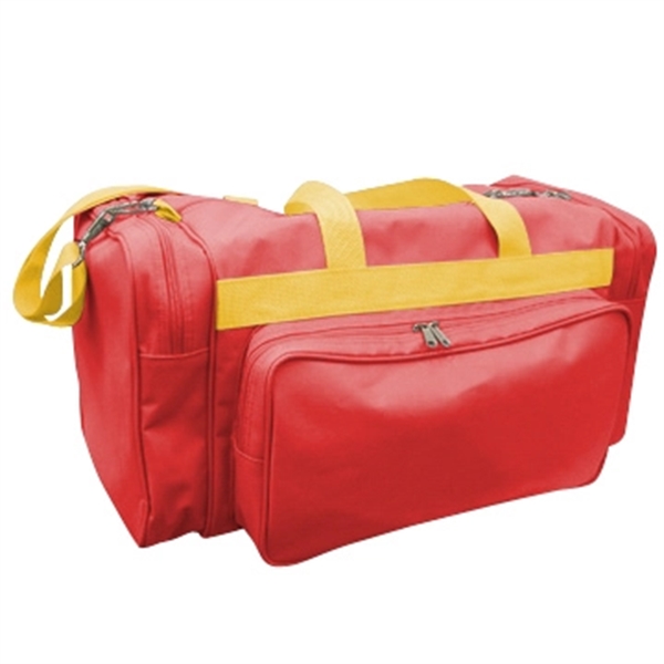 Order Custom Logo Poly Vacation Carryon Duffel Bags-Many Color Options-22x10.5x10.5. Union... from ASI 73775 Unionwear