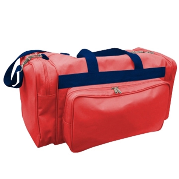 Order Custom Logo Poly Vacation Carryon Duffel Bags-Many Color Options-22x10.5x10.5. Union... from ASI 73775 Unionwear