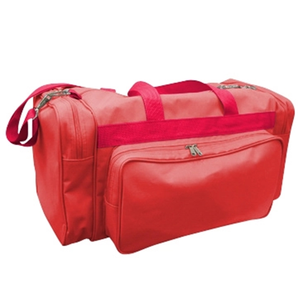 Order Custom Logo Poly Vacation Carryon Duffel Bags-Many Color Options-22x10.5x10.5. Union... from ASI 73775 Unionwear