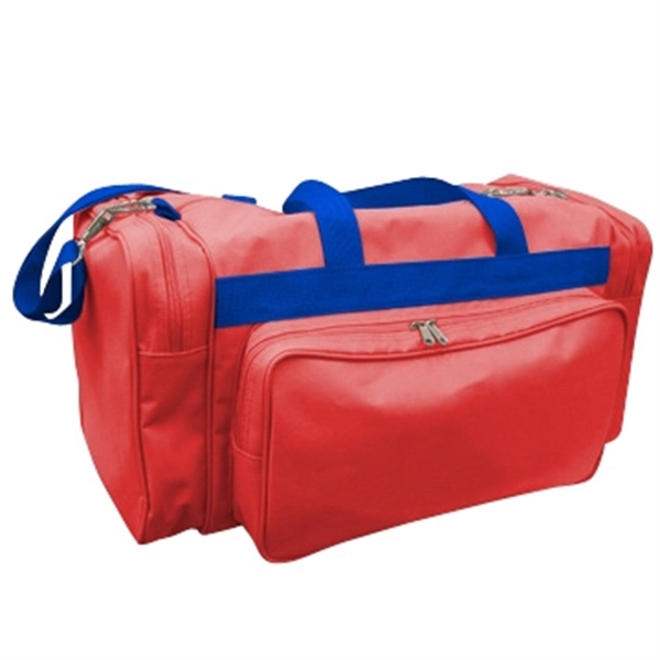 Order Custom Logo Poly Vacation Carryon Duffel Bags-Many Color Options-22x10.5x10.5. Union... from ASI 73775 Unionwear