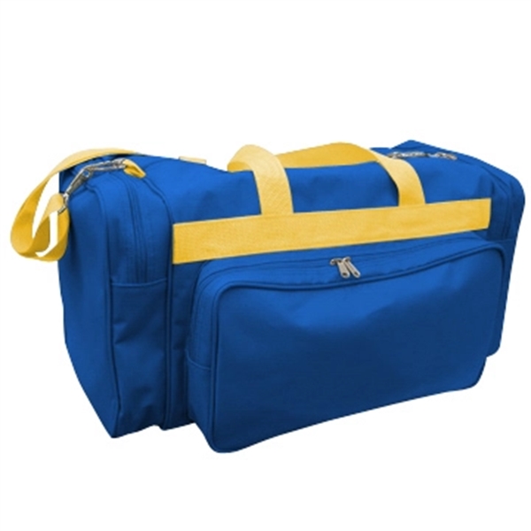 Order Custom Logo Poly Vacation Carryon Duffel Bags-Many Color Options-22x10.5x10.5. Union... from ASI 73775 Unionwear