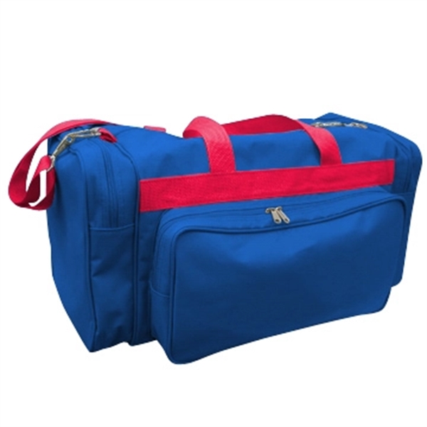 Order Custom Logo Poly Vacation Carryon Duffel Bags-Many Color Options-22x10.5x10.5. Union... from ASI 73775 Unionwear