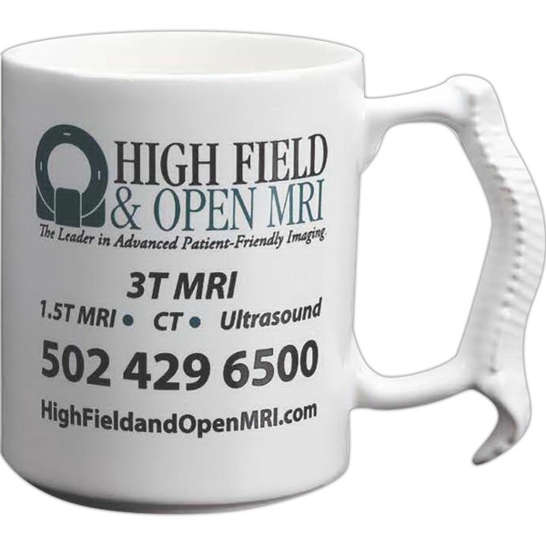 13 oz. ceramic mug with spine handle.... from ASI 40261 Berney-Karp Inc / Creative Source