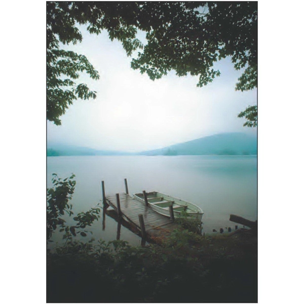 28" x 40" polyester sublimated flag with two-sided boat dock design;... from ASI 31260 AdCapitol / The Flag Factory®