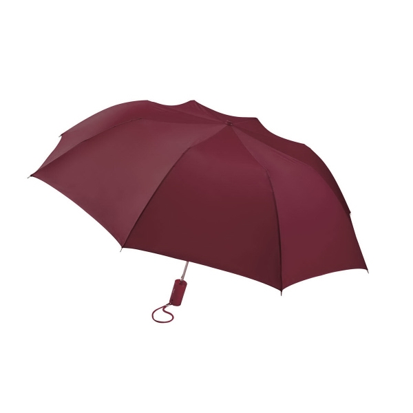 Auto open, folding umbrella with a plastic handle.... from ASI 93990 IMAGEN Brands