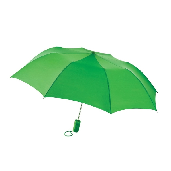 Auto open, folding umbrella with a plastic handle.... from ASI 93990 IMAGEN Brands