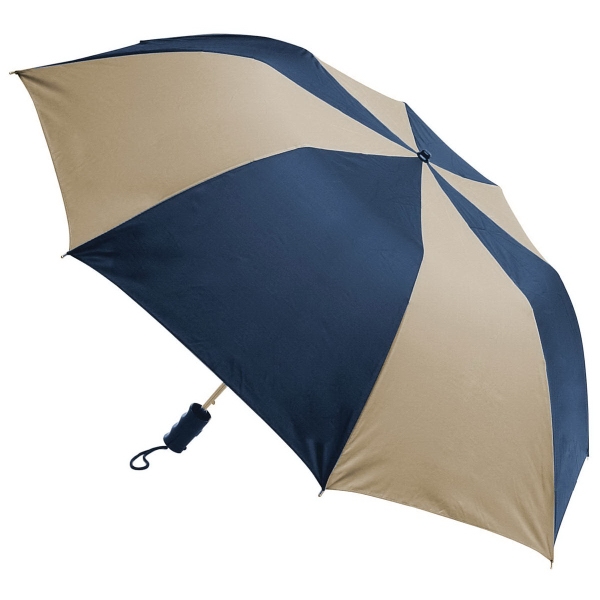 Auto open, folding umbrella with a plastic handle.... from ASI 93990 IMAGEN Brands
