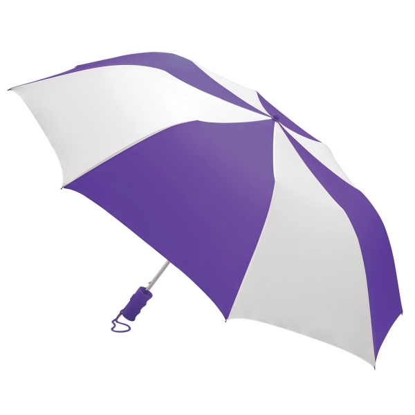 Auto open, folding umbrella with a plastic handle.... from ASI 93990 IMAGEN Brands