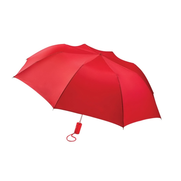 Auto open, folding umbrella with a plastic handle.... from ASI 93990 IMAGEN Brands