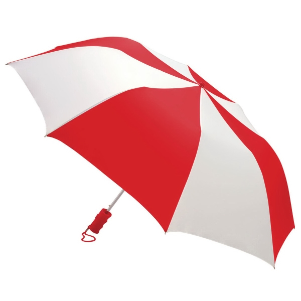 Auto open, folding umbrella with a plastic handle.... from ASI 93990 IMAGEN Brands