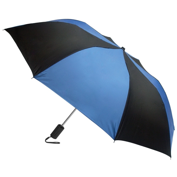 Auto open, folding umbrella with a plastic handle.... from ASI 93990 IMAGEN Brands