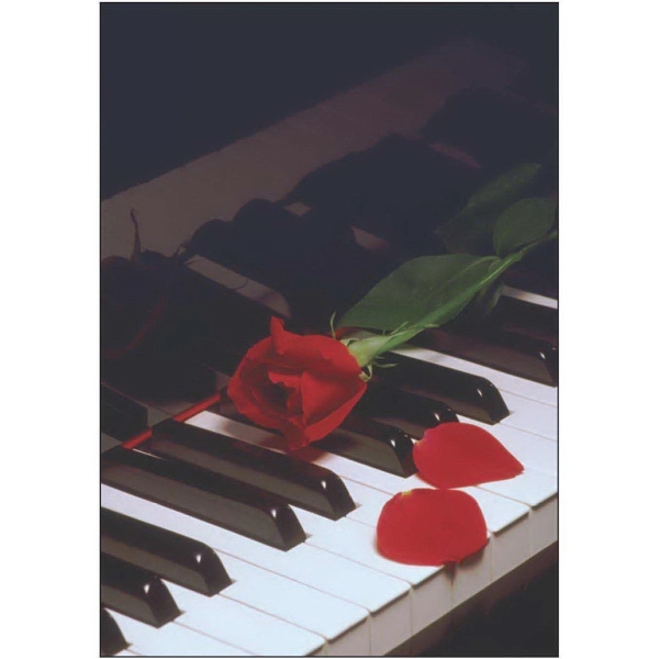 12" x 18" garden size sublimated flag with two-sided piano romance... from ASI 31260 AdCapitol / The Flag Factory®