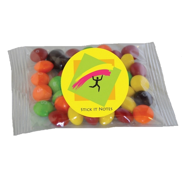 1.5 ounce bag of Skittles fruit chewy candy with full color... from ASI 74601 Calico / Nuding Farms