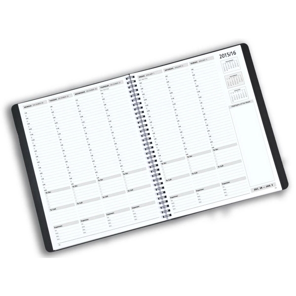 Realtor's appointment planner with leatherette cover.... from ASI 48575 Datamax International Inc / The Datamax Collection