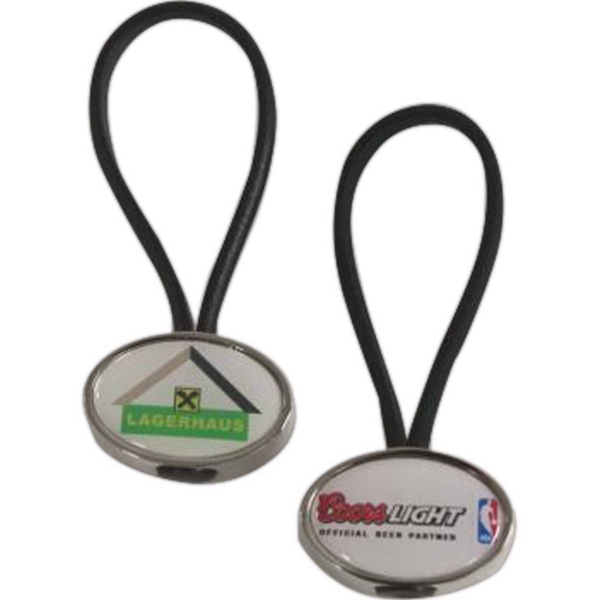 Oval Shaped Strappy Key Holders to keep keys together.... from ASI 40610 Perry Blackburne Inc / KEYTAGLINE