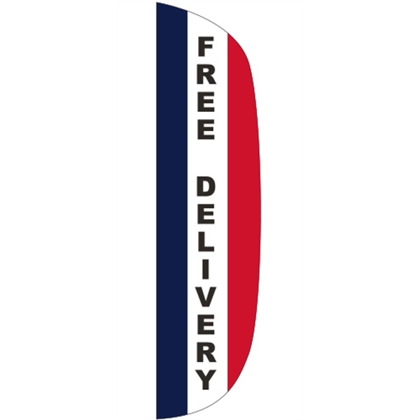 3 x 12' Free Delivery message feather flag, flutter style.... from ASI 80228 Quinn