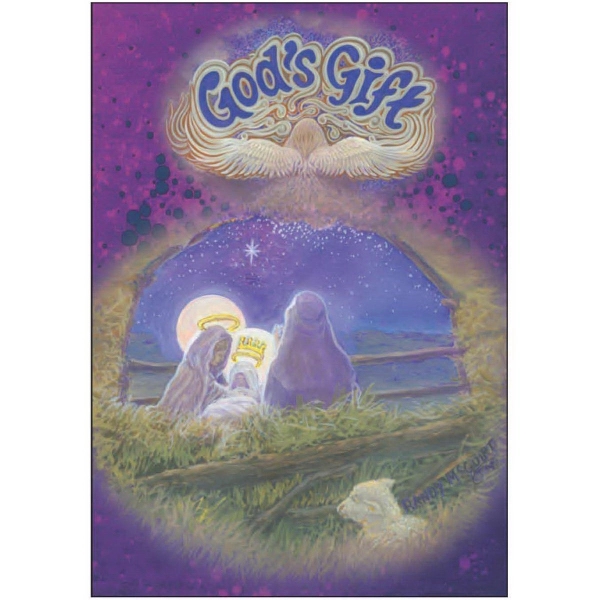 28" x 40" sublimated flag with two-sided Gift to All design;... from ASI 31260 AdCapitol / The Flag Factory®