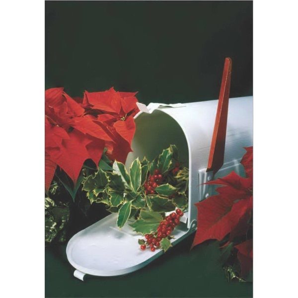 12" x 18" garden size sublimated flag with two-sided mailbox greeting... from ASI 31260 AdCapitol / The Flag Factory®