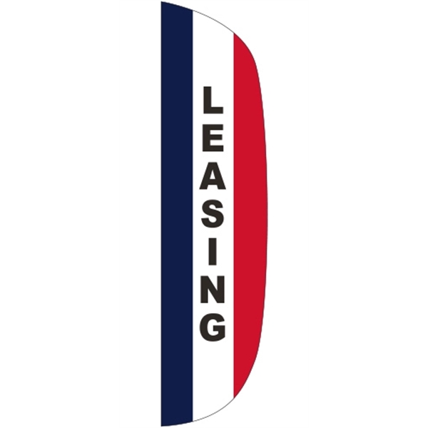 3 x 12' Leasing message feather flag, flutter style.... from ASI 80228 Quinn