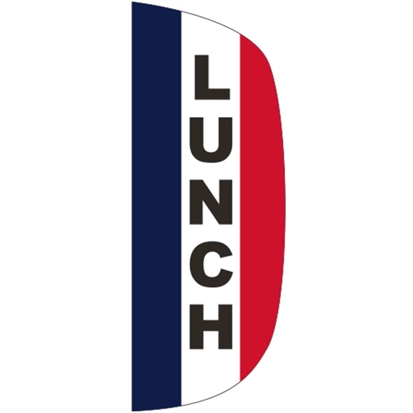 3 x 8' Lunch message feather flag, flutter style.... from ASI 80228 Quinn