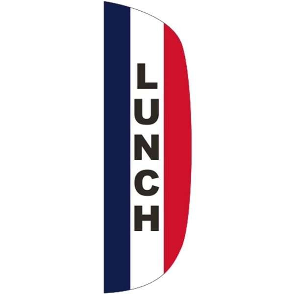 3 x 10' Lunch message feather flag, flutter style.... from ASI 80228 Quinn