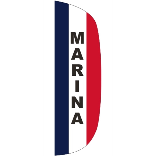 3 x 10' Marina message feather flag, flutter style.... from ASI 80228 Quinn