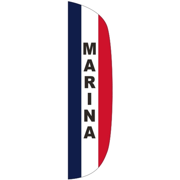 3 x 15' Marina message feather flag, flutter style.... from ASI 80228 Quinn