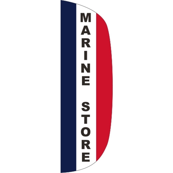 3 x 10' Marine Store message feather flag, flutter style.... from ASI 80228 Quinn