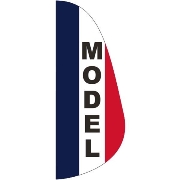 3 x 8' Model message feather flag, feather style.... from ASI 80228 Quinn