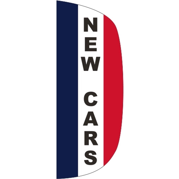 3 x 8' New Cars message feather flag, flutter style.... from ASI 80228 Quinn
