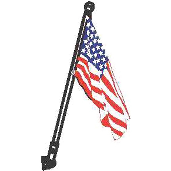 USA flag kit with 3' x 5' screen printed flag, non-wrap... from ASI 31260 AdCapitol / The Flag Factory®