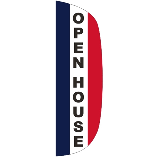 3 x 10' Open House message feather flag, flutter style.... from ASI 80228 Quinn
