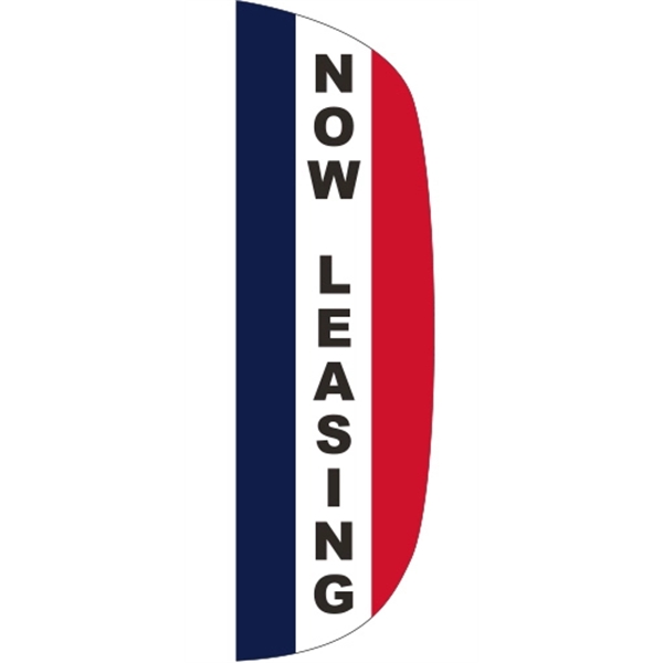 3 x 10' Now Leasing message feather flag, flutter style.... from ASI 80228 Quinn