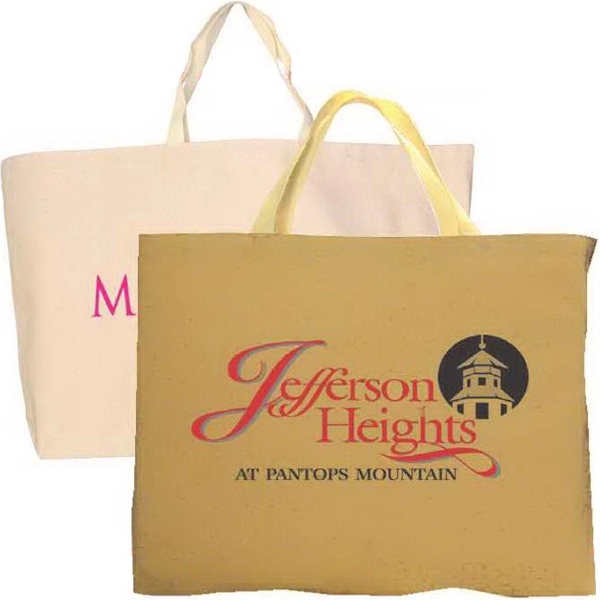 23" x 15" x 5" wide jumbo colored twill tote bag... from ASI 31260 AdCapitol