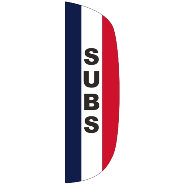 3 x 10' Subs message feather flag, flutter style.... from ASI 80228 Quinn