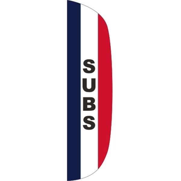 3 x 15' Subs message feather flag, flutter style.... from ASI 80228 Quinn