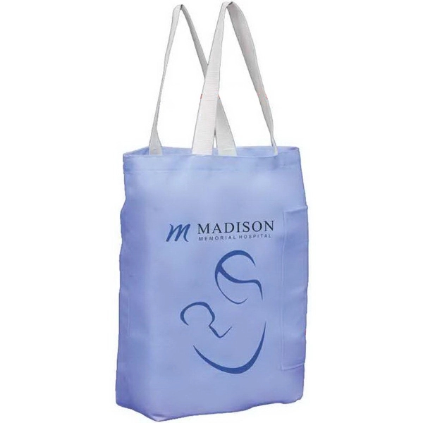 13" x 13" x 4" poly-cotton twill diaper bag with bottle... from ASI 31260 AdCapitol