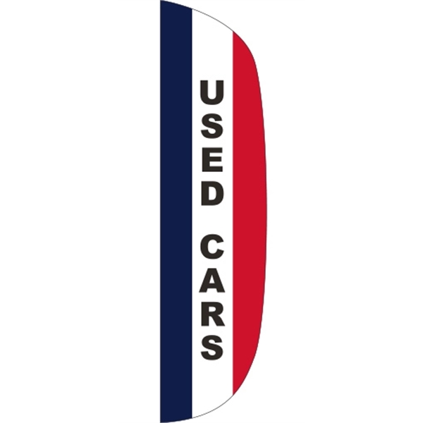 3 x 15' Used Cars message feather flag, flutter style.... from ASI 80228 Quinn