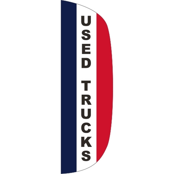 3 x 10' Used Trucks message feather flag, flutter style.... from ASI 80228 Quinn