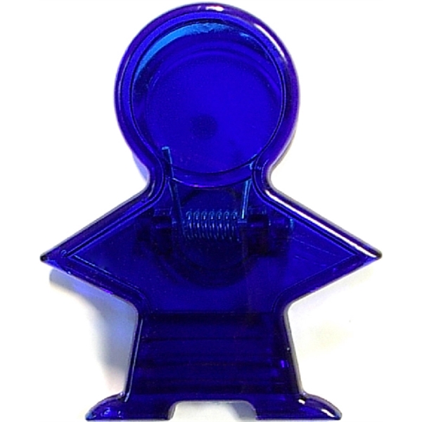 Man shape magnetic memo clip holder with strong grip.... from ASI 74585 Nu Promo International / Nu Promo Line