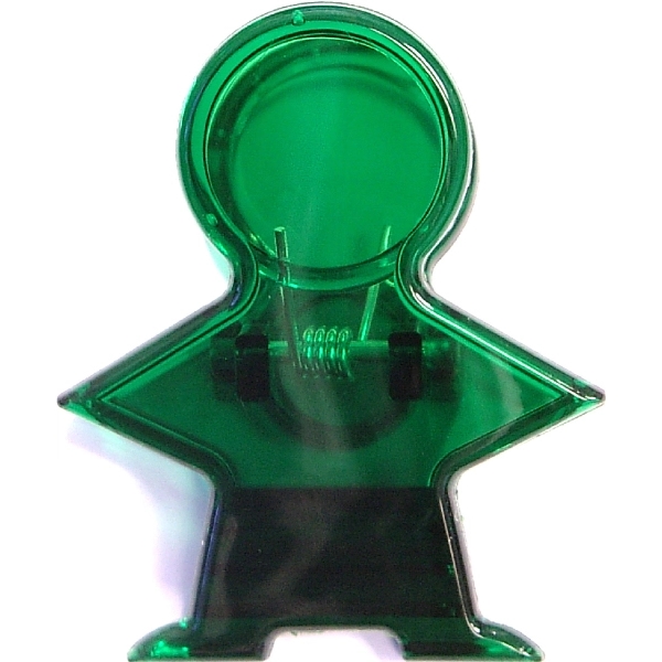 Man shape magnetic memo clip holder with strong grip.... from ASI 74585 Nu Promo International / Nu Promo Line