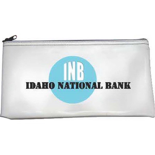 10 1/2" x 5 1/2" bank money bag made of supported... from ASI 31260 AdCapitol